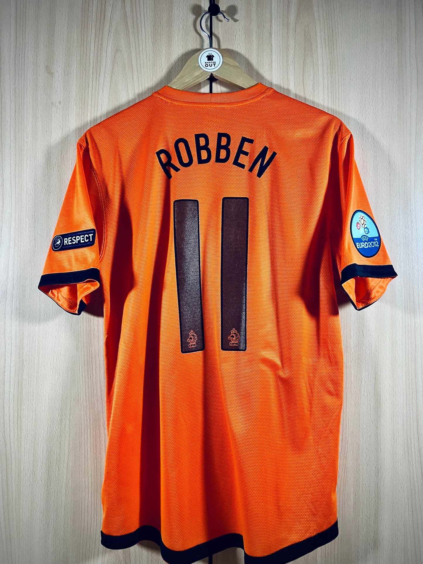 Netherlands 2012 Home Euro Shirt ROBBEN #11
