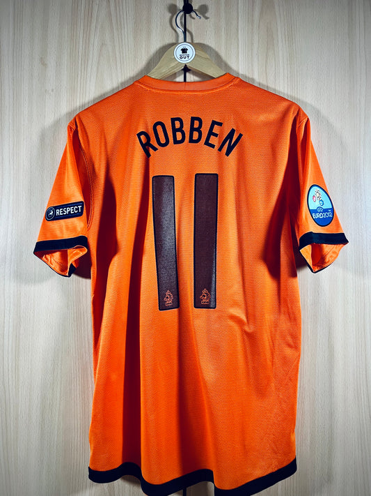 Netherlands 2012 Home Euro Shirt ROBBEN #11