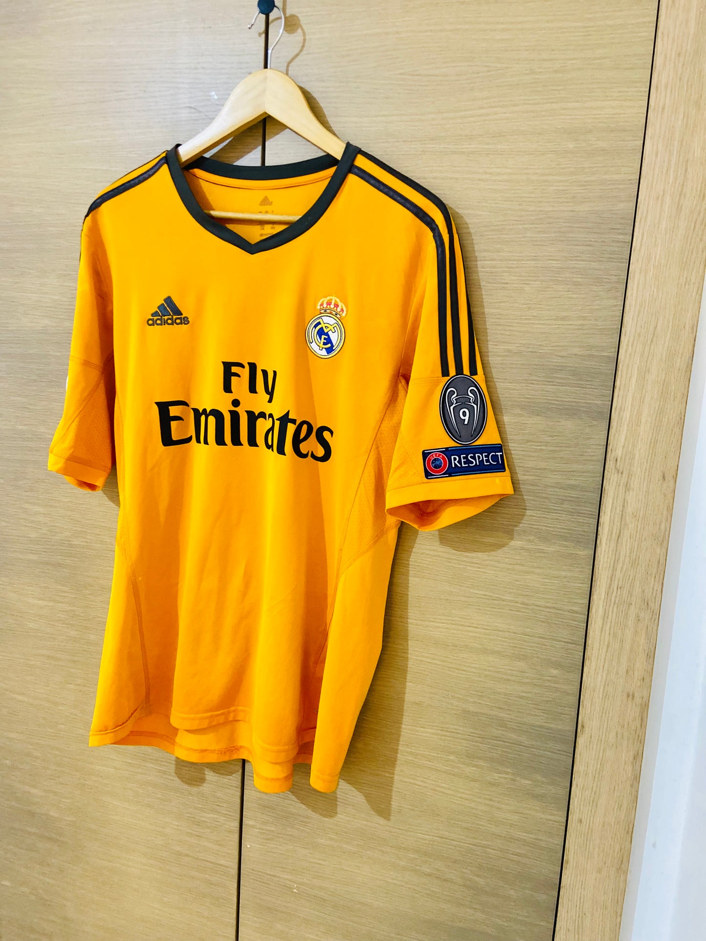 Real Madrid 2013-2014 Third Champions League Shirt Modric #19