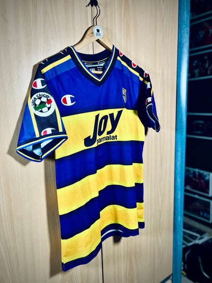 Parma 2001-02 home Calcio Shirt CANNAVARO #17