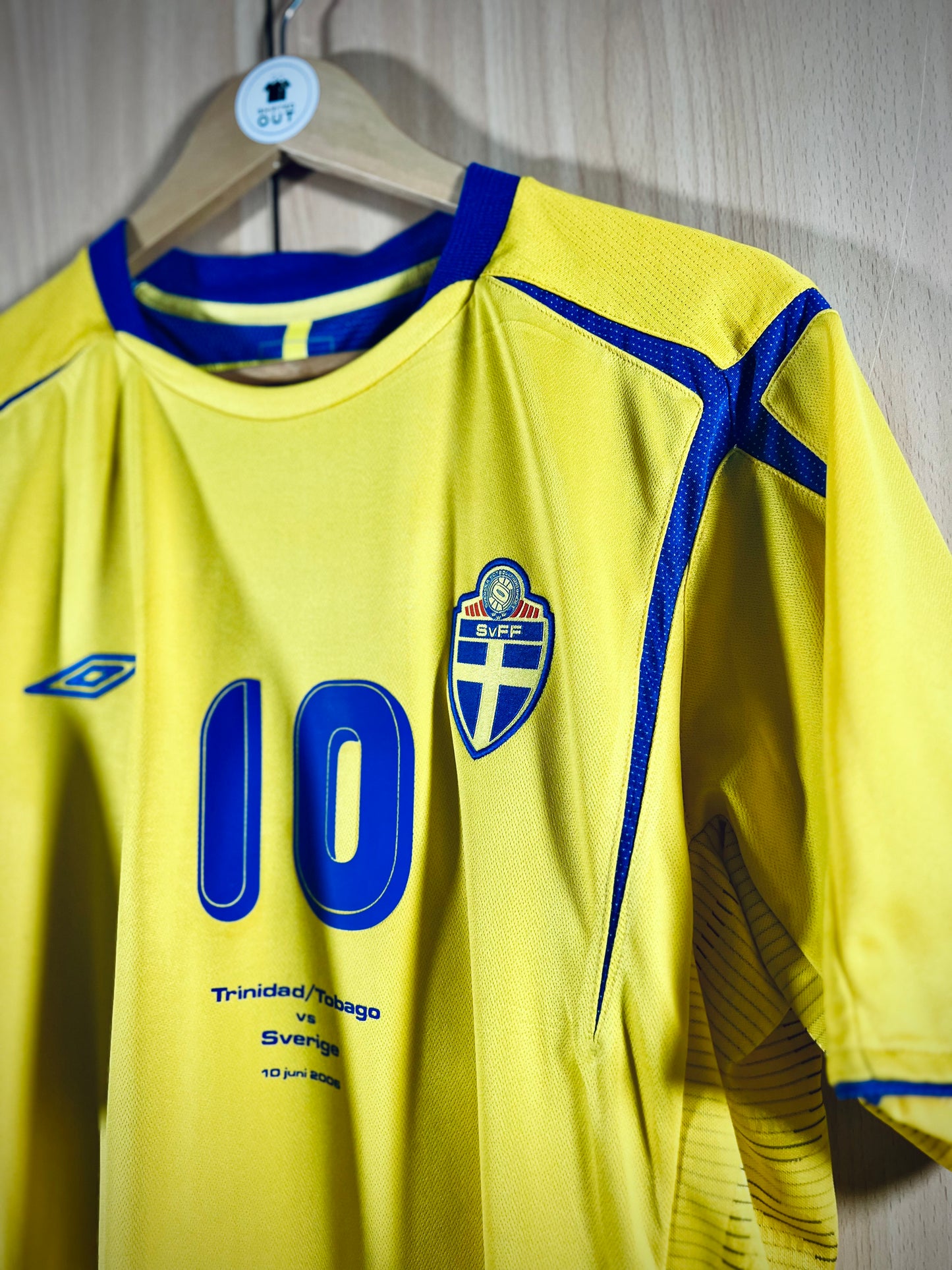 Sweden 2006 home WC Shirt IBRAHIMOVIC #10