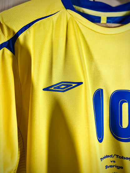 Sweden 2006 home WC Shirt IBRAHIMOVIC #10