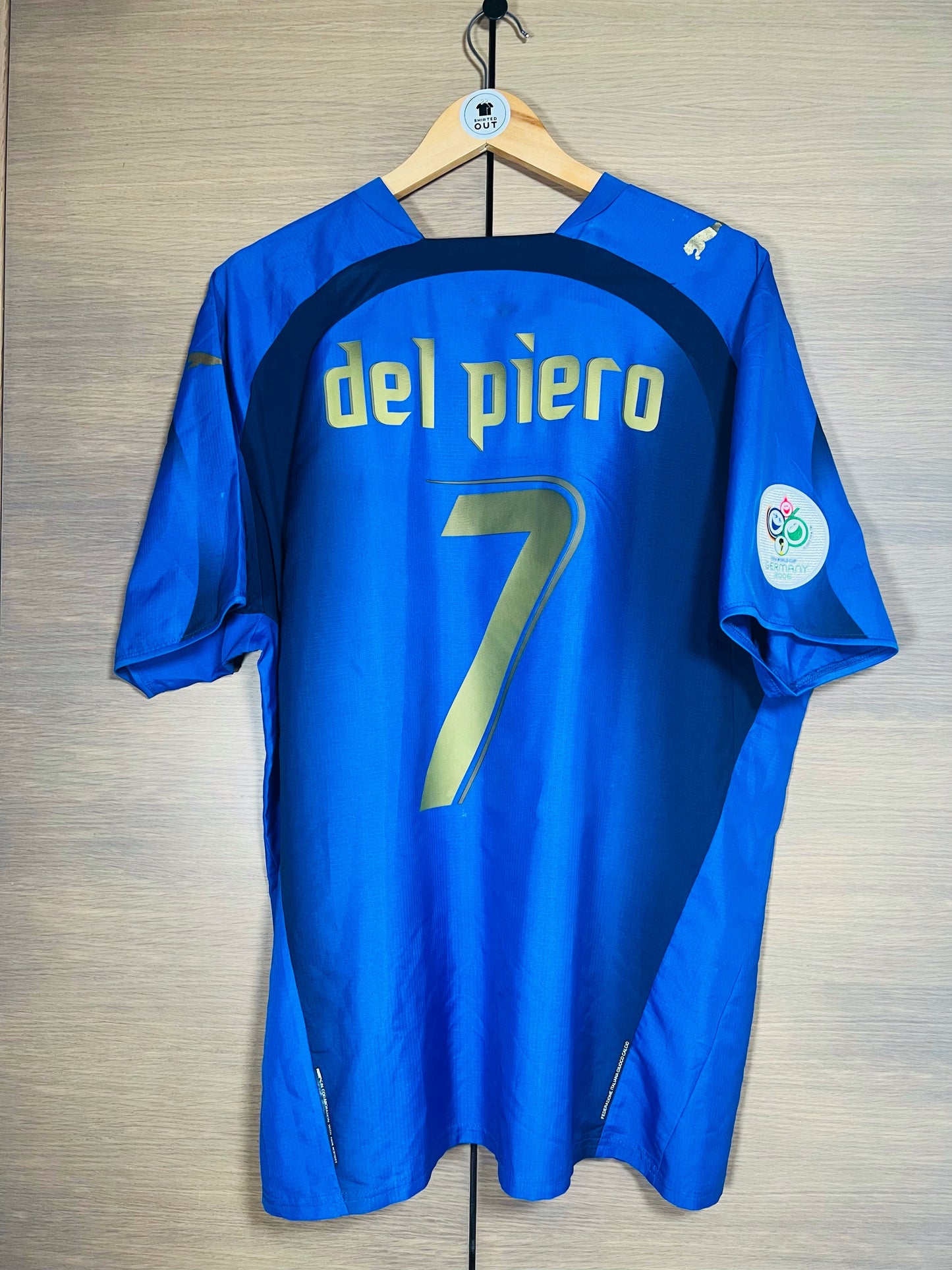 Italy 2006 Home WC Shirt Del Piero #7