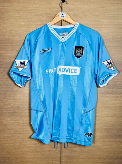 Manchester City 2003-04 Home PL Shirt Anelka #39