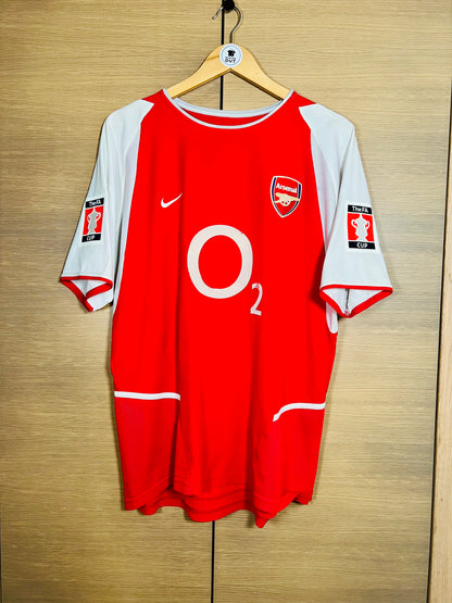 Arsenal 2002-04 Home FA Cup Shirt Pires #7