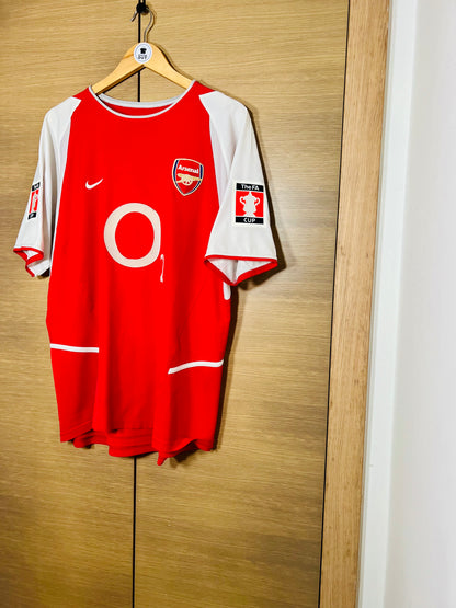 Arsenal 2002-04 Home FA Cup Shirt Pires #7