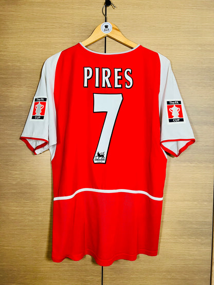 Arsenal 2002-04 Home FA Cup Shirt Pires #7
