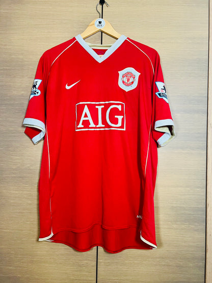 Manchester United 2006-07 Home PL Shirt Solskjaer #20