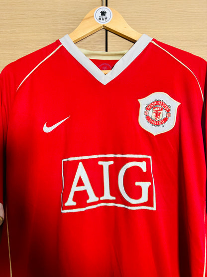 Manchester United 2006-07 Home PL Shirt Solskjaer #20