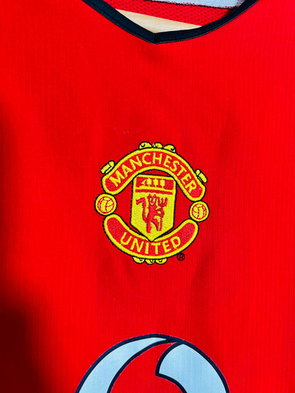 Manchester United 2004-06 Home PL Shirt Keane #16