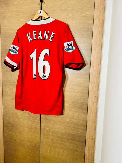 Manchester United 2004-06 Home PL Shirt Keane #16