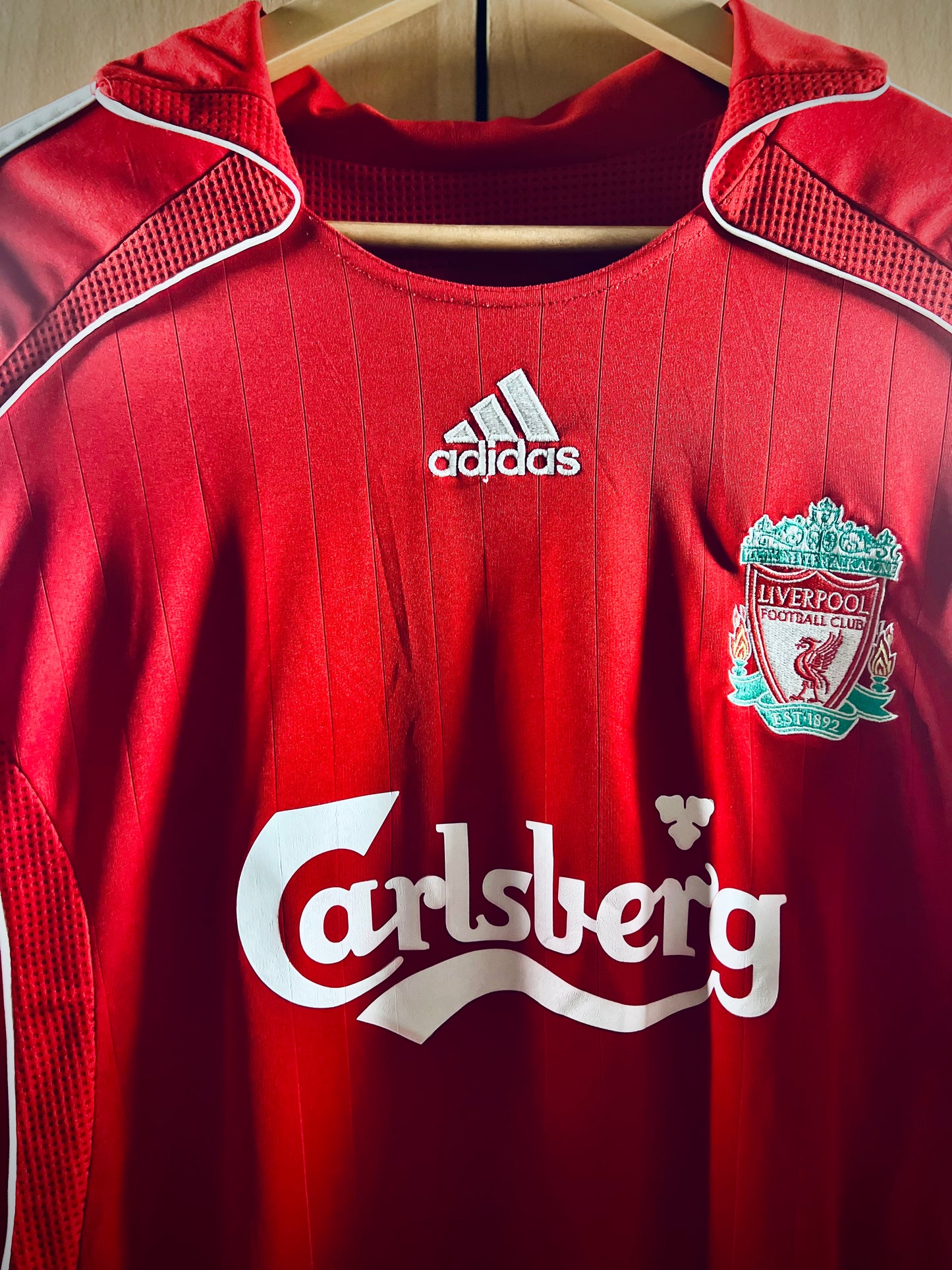 Liverpool 2006-08 Home CL Shirt FOWLER #9