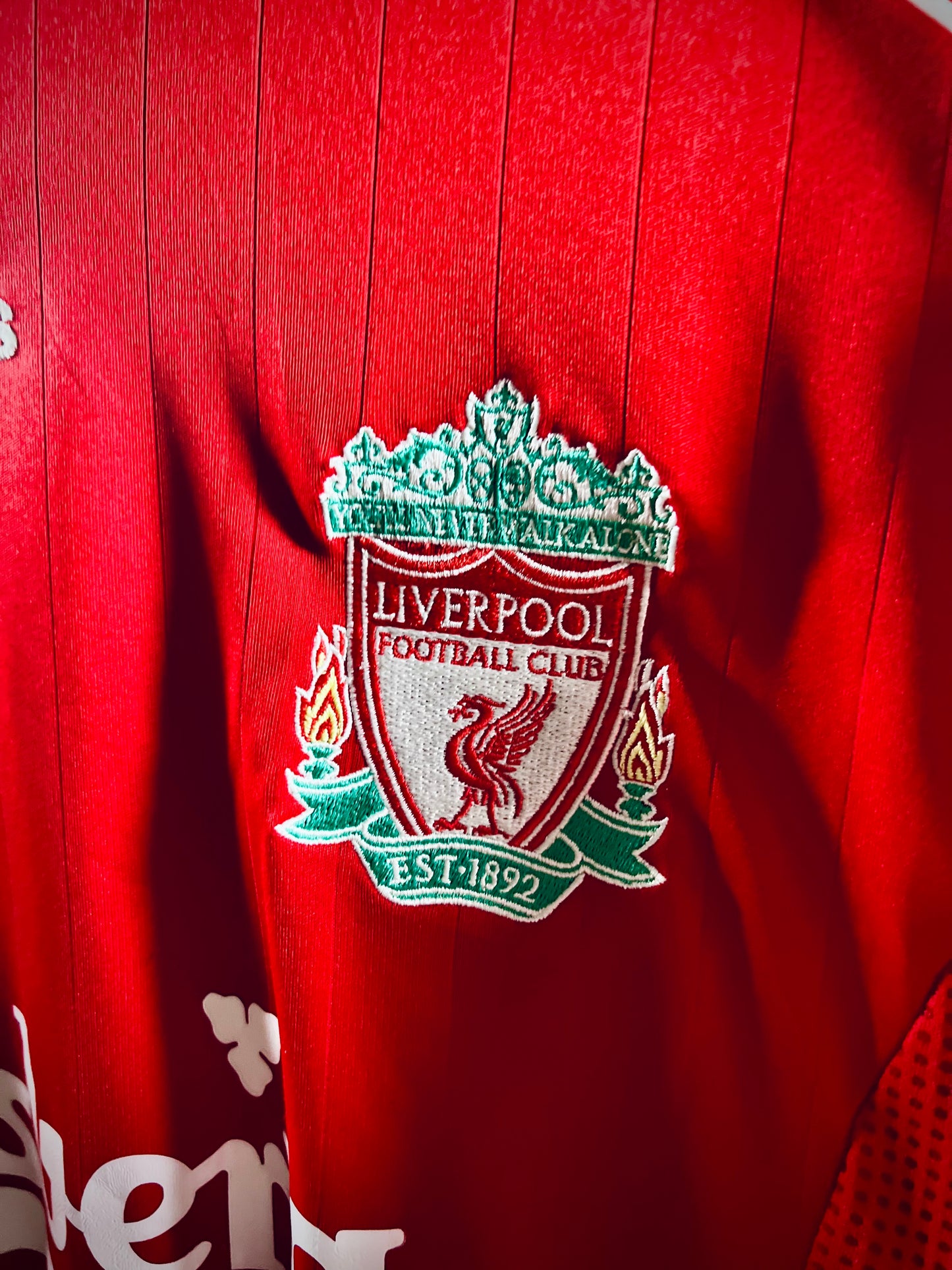Liverpool 2006-08 Home CL Shirt FOWLER #9