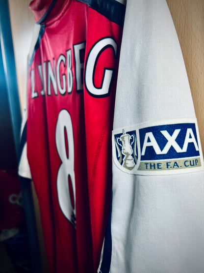 Arsenal 2000-02 home FA Cup Shirt LJUNGBERG #8