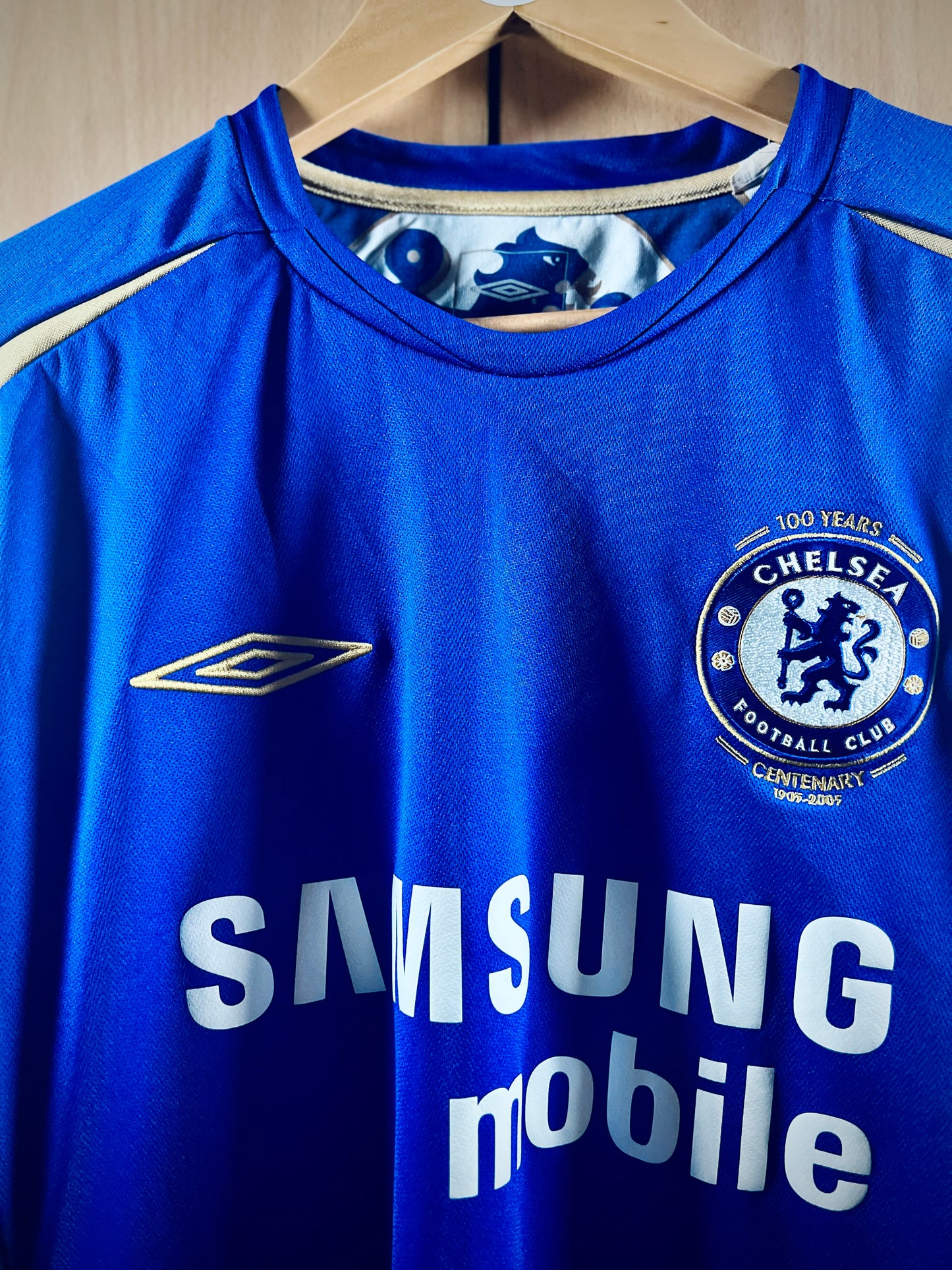 Chelsea 2005-06 Home Centenary CL Shirt CRESPO #9