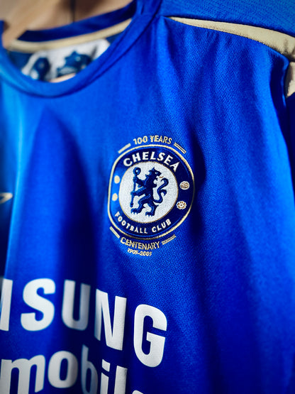 Chelsea 2005-06 Home Centenary CL Shirt CRESPO #9