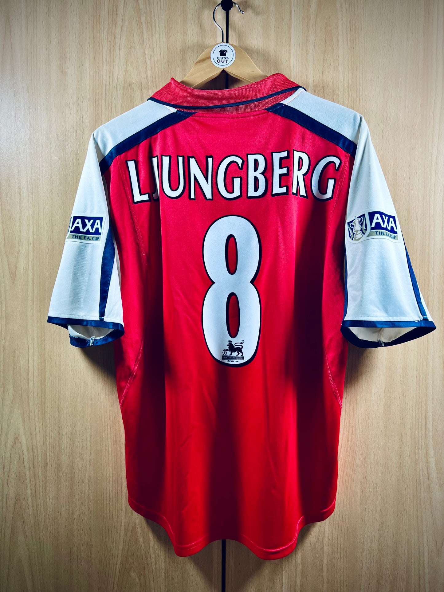 Arsenal 2000-02 home FA Cup Shirt LJUNGBERG #8