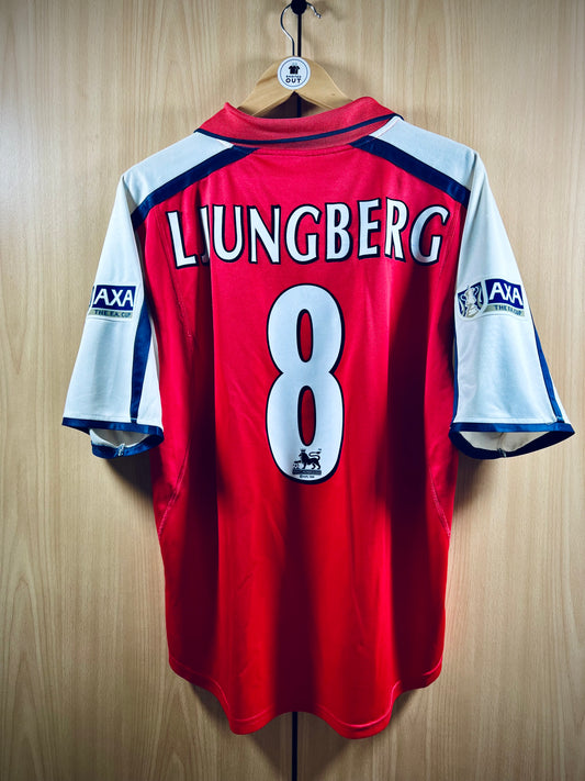 Arsenal 2000-02 home FA Cup Shirt LJUNGBERG #8