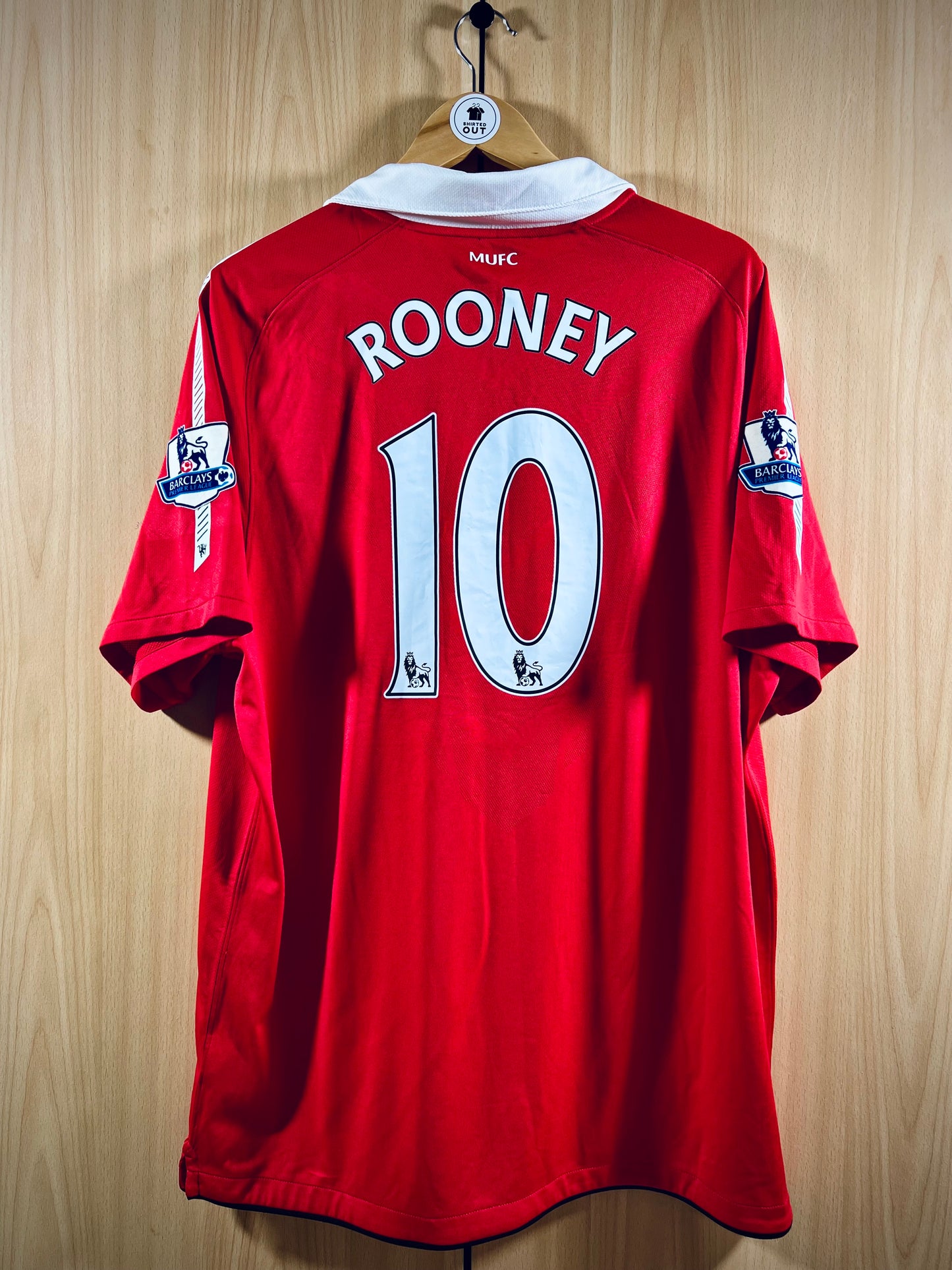 Manchester United 2010-11 Home PL Shirt ROONEY #10