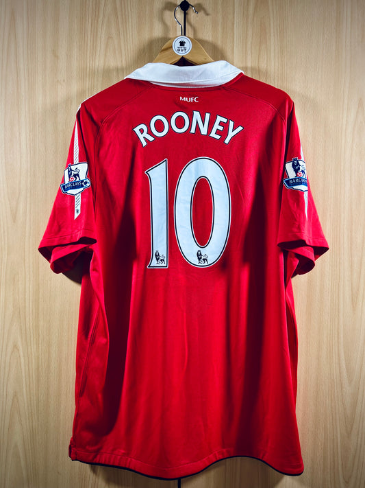 Manchester United 2010-11 Home PL Shirt ROONEY #10