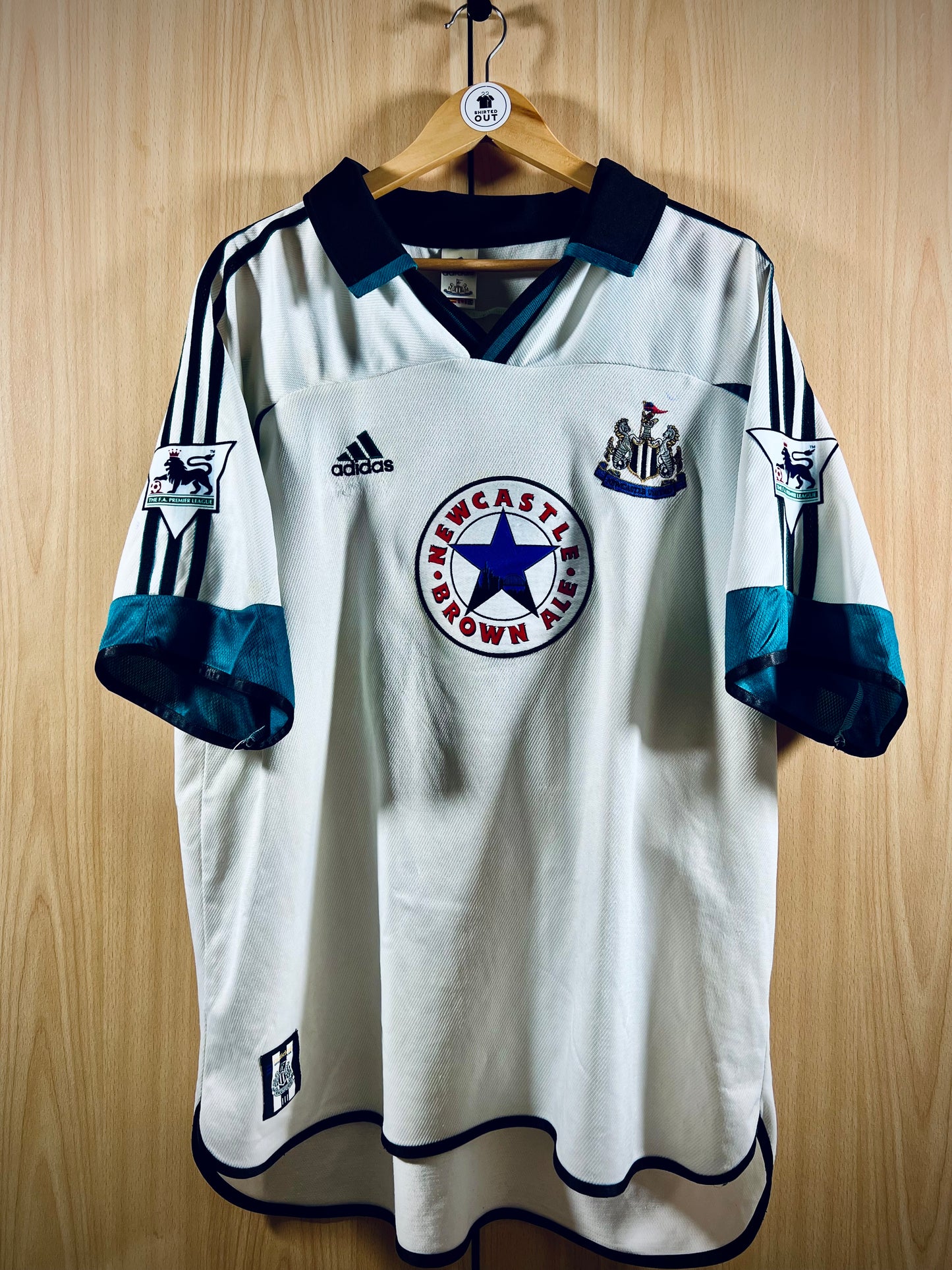 Newcastle 1999-00 Away PL Shirt SHEARER #9