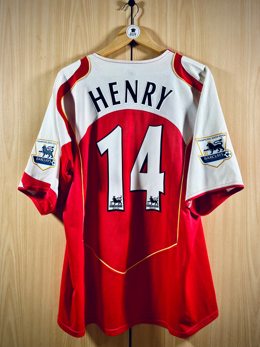 Arsenal 2004-05 Home PL Shirt HENRY #14