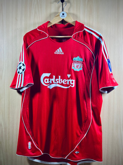 Liverpool 2006-08 Home CL Shirt FOWLER #9
