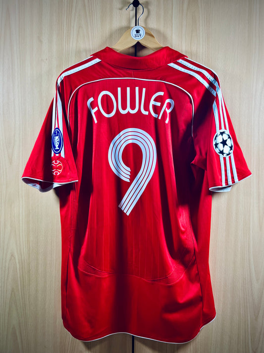 Liverpool 2006-08 Home CL Shirt FOWLER #9