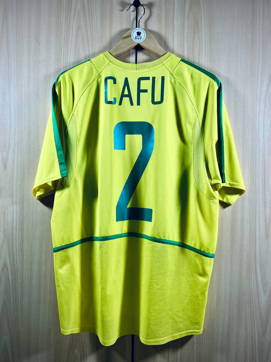 Brazil 2002-04 Home Shirt CAFU #2