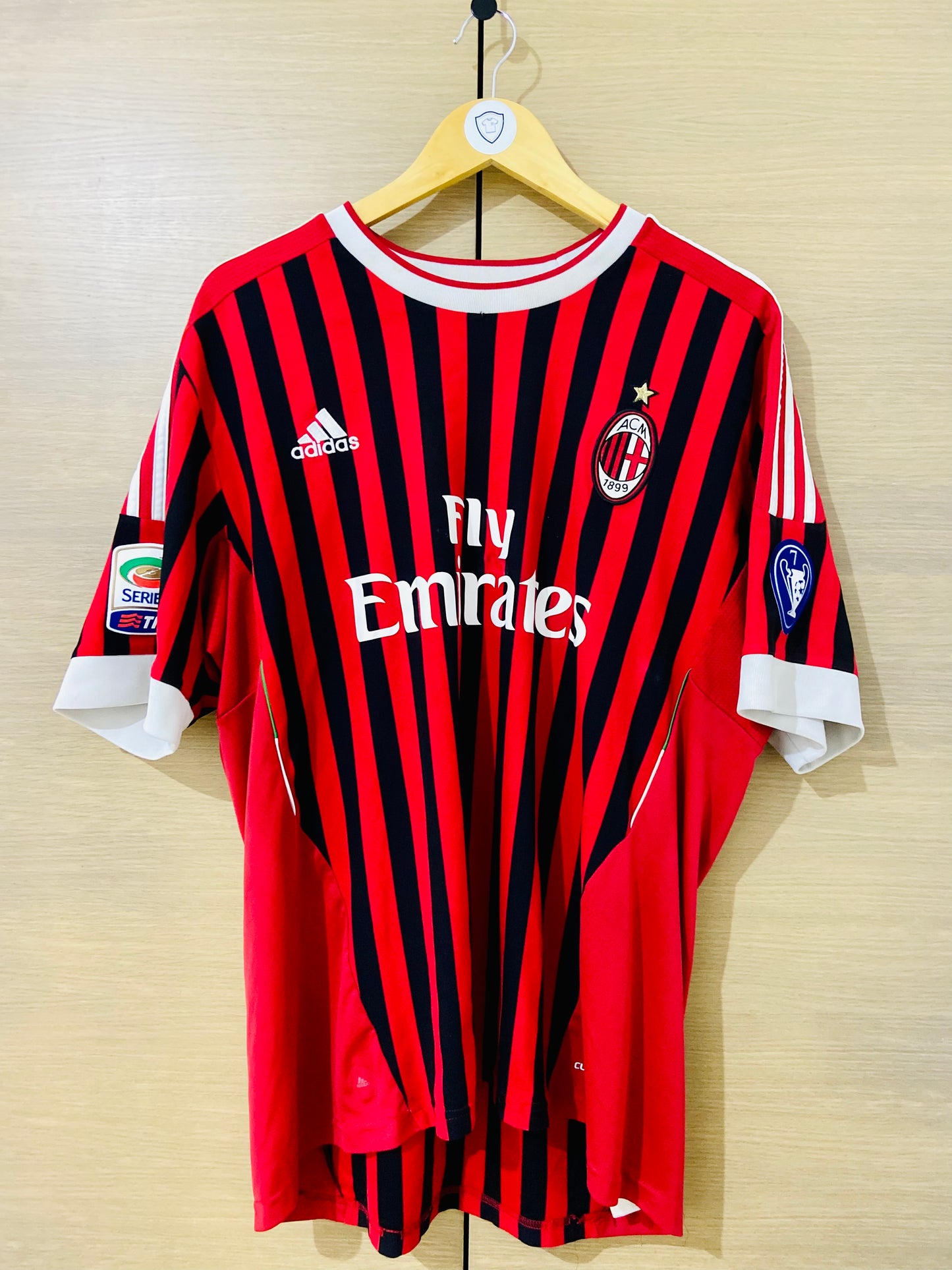 AC Milan 2011-12 Home Calcio Shirt Nesta #3