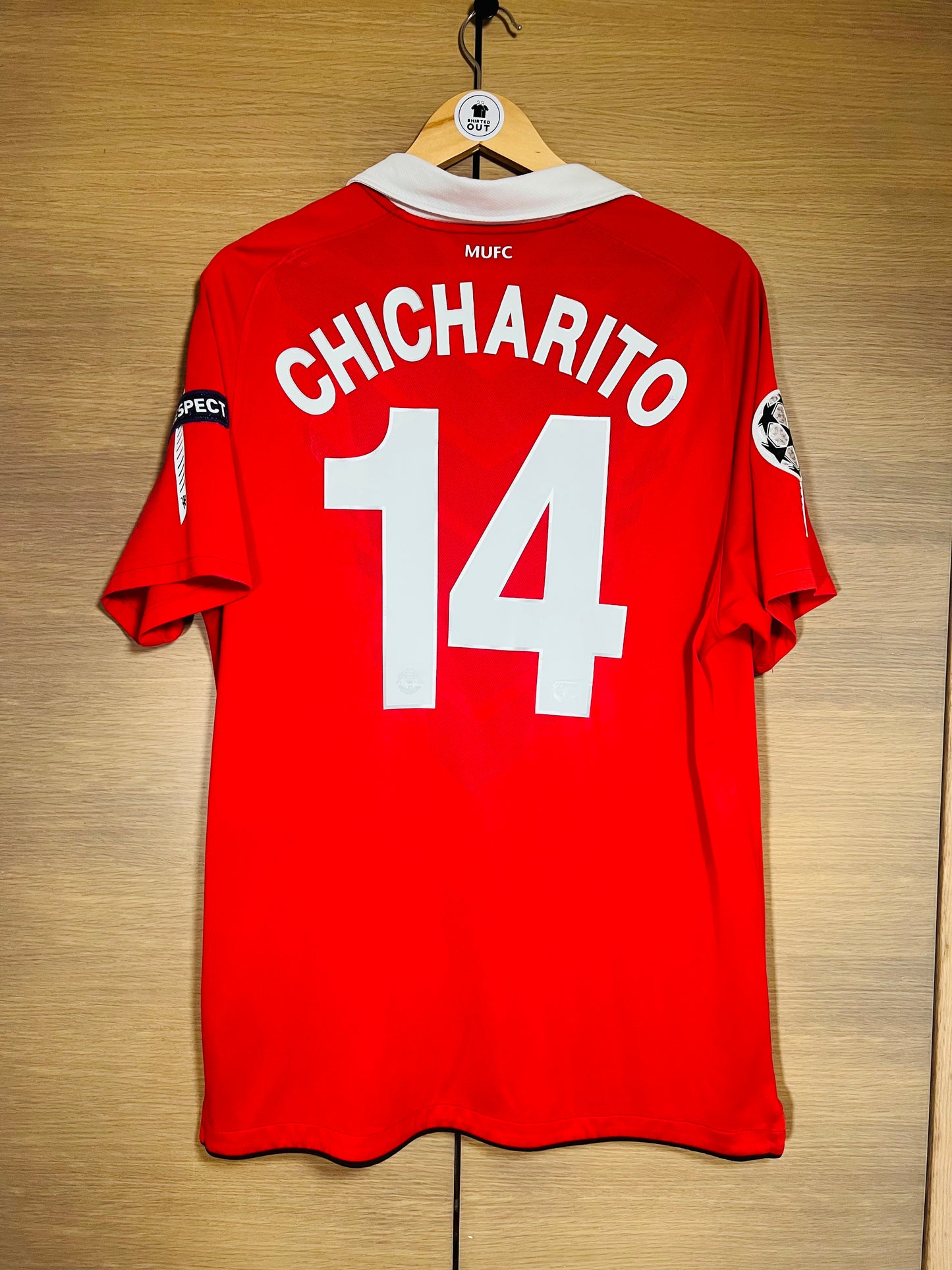 Manchester United 2010-11 Home CL Shirt Chicharito #14