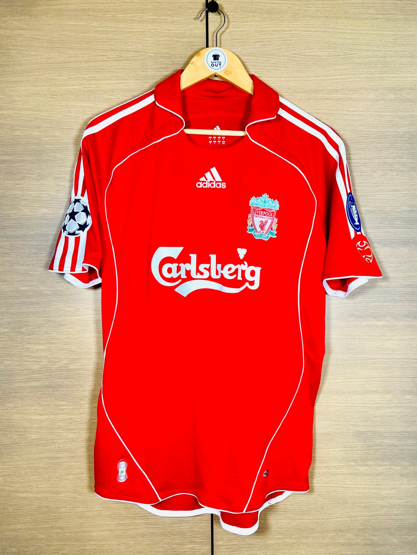 Liverpool 2006-08 Home CL Shirt Agger #5