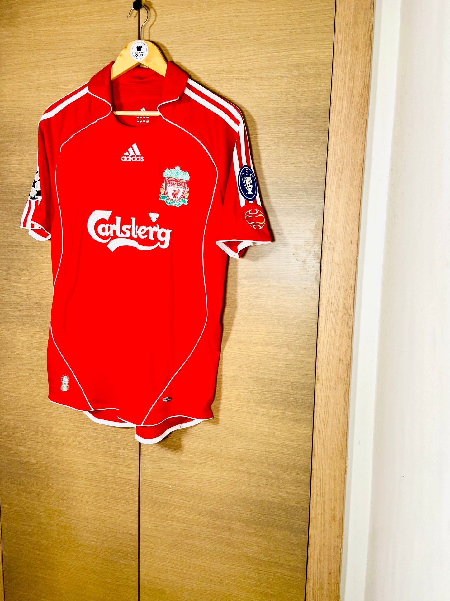 Liverpool 2006-08 Home CL Shirt Agger #5