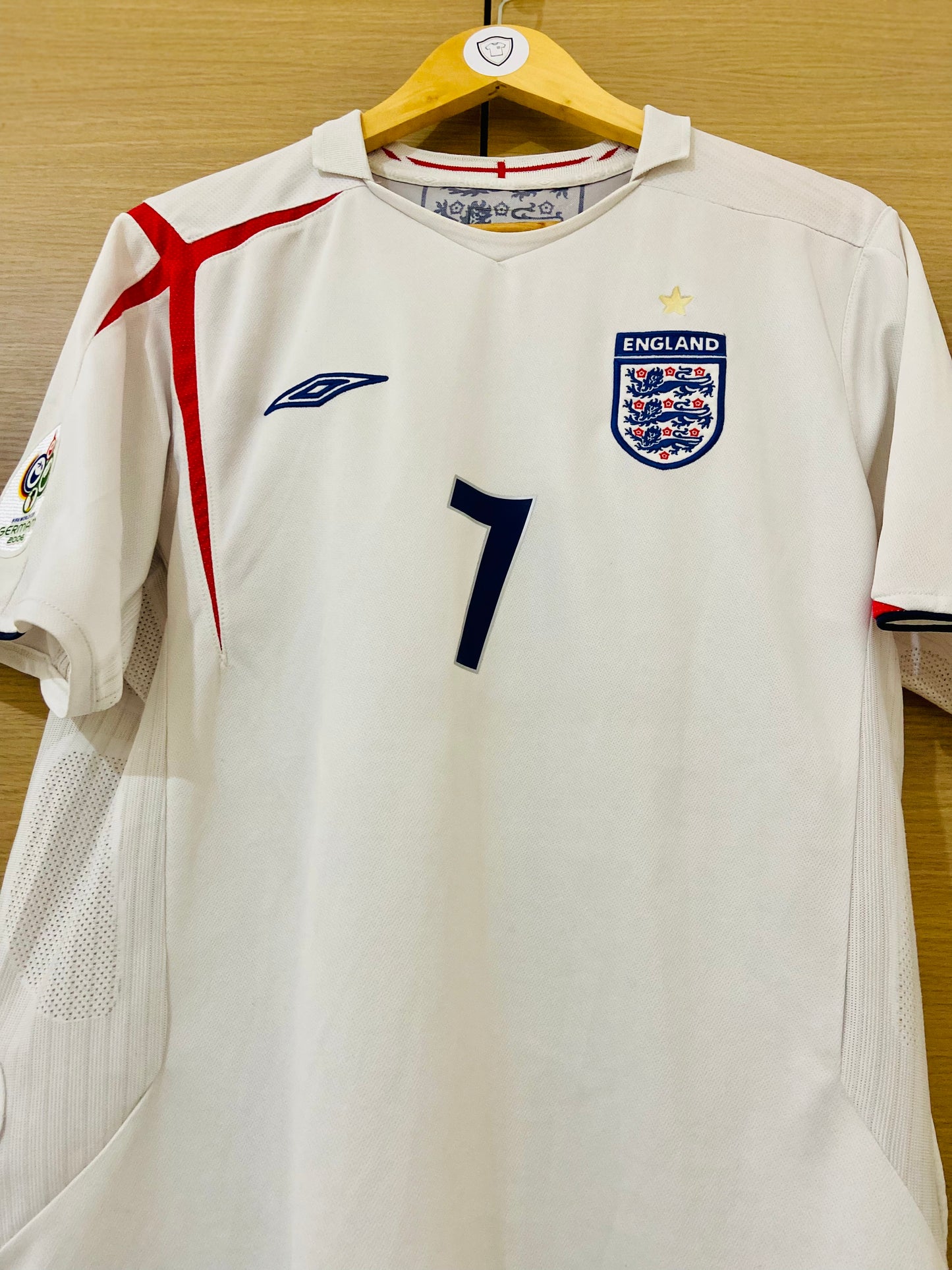 England 2006 Home WC Shirt Beckham #7