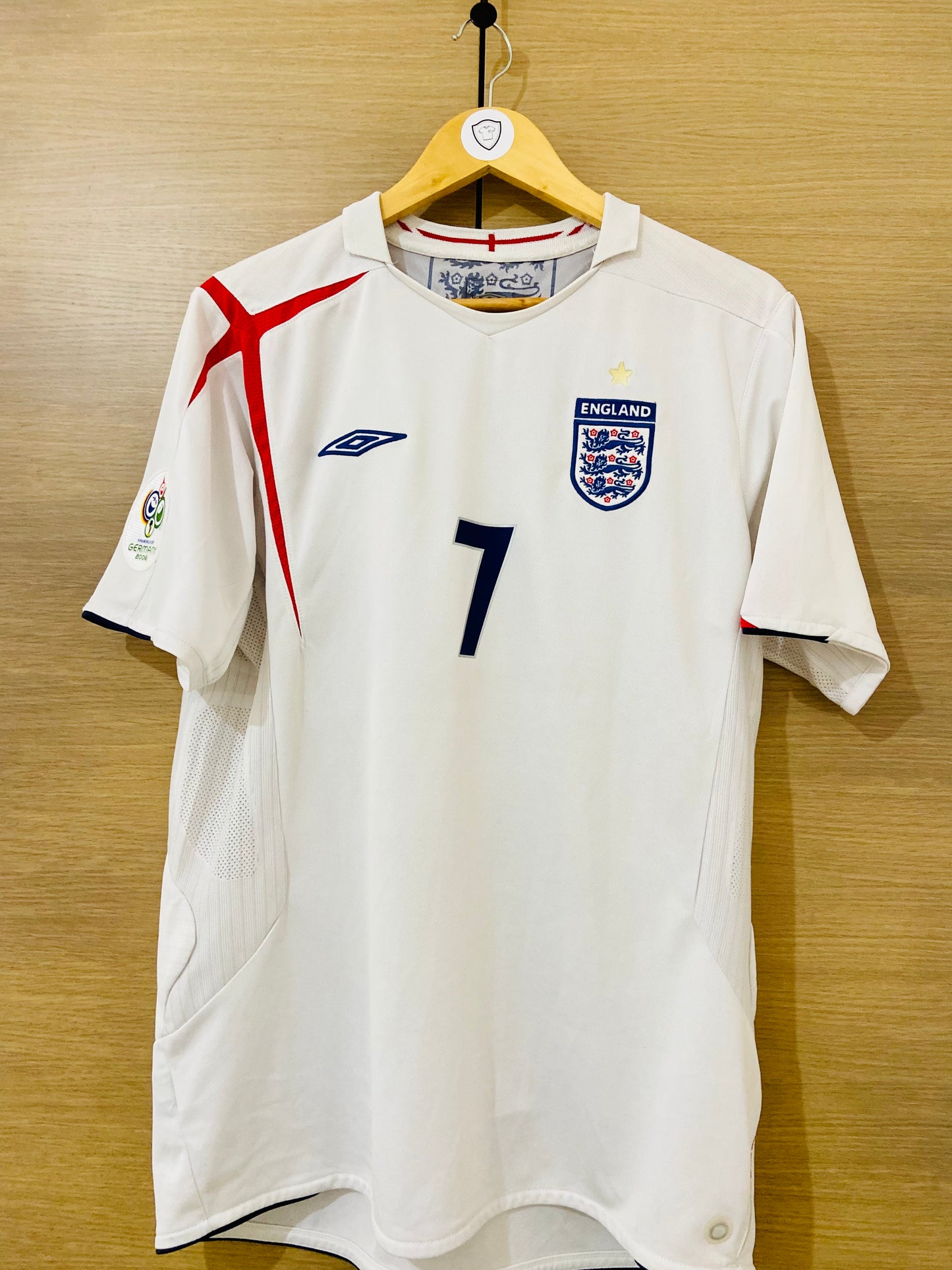 England 2006 Home WC Shirt Beckham #7