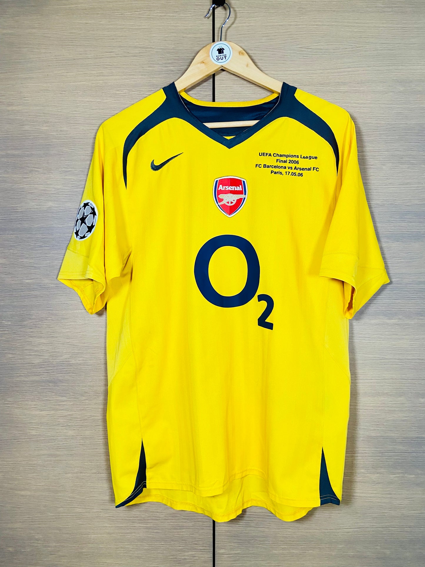 Arsenal 2005-06 Away CL Final Shirt Henry #14