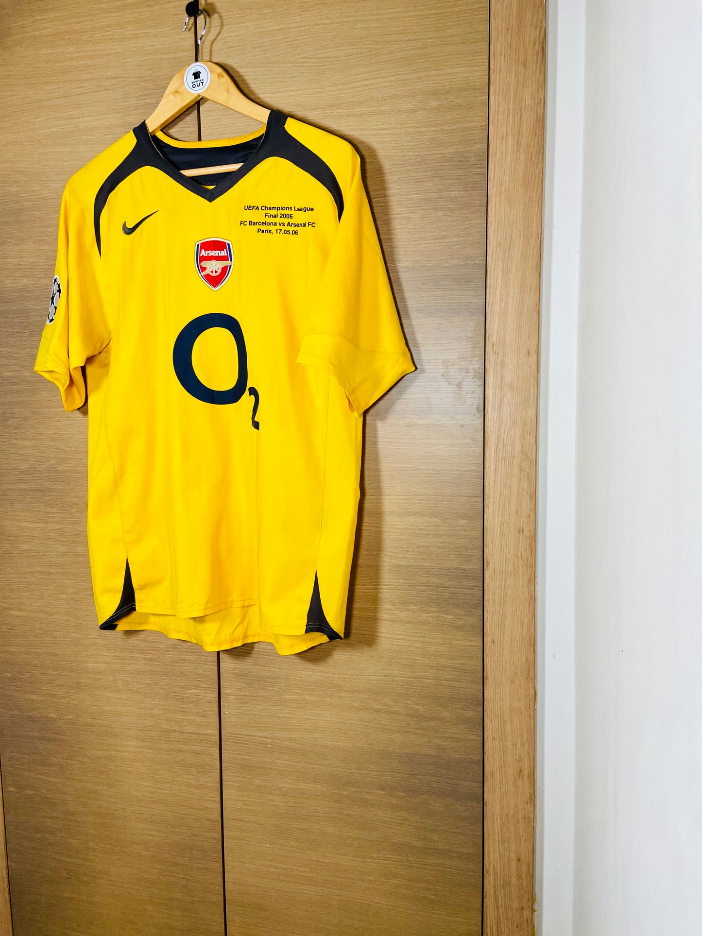 Arsenal 2005-06 Away CL Final Shirt Henry #14