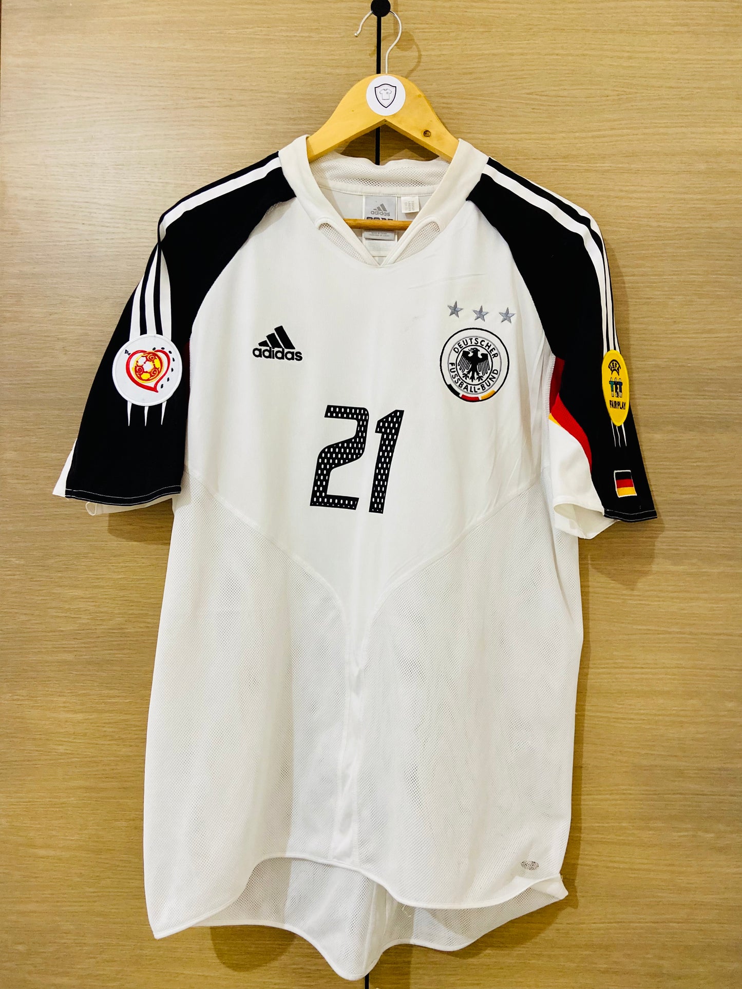 Germany 2004 Home Euro Shirt Lahm #21