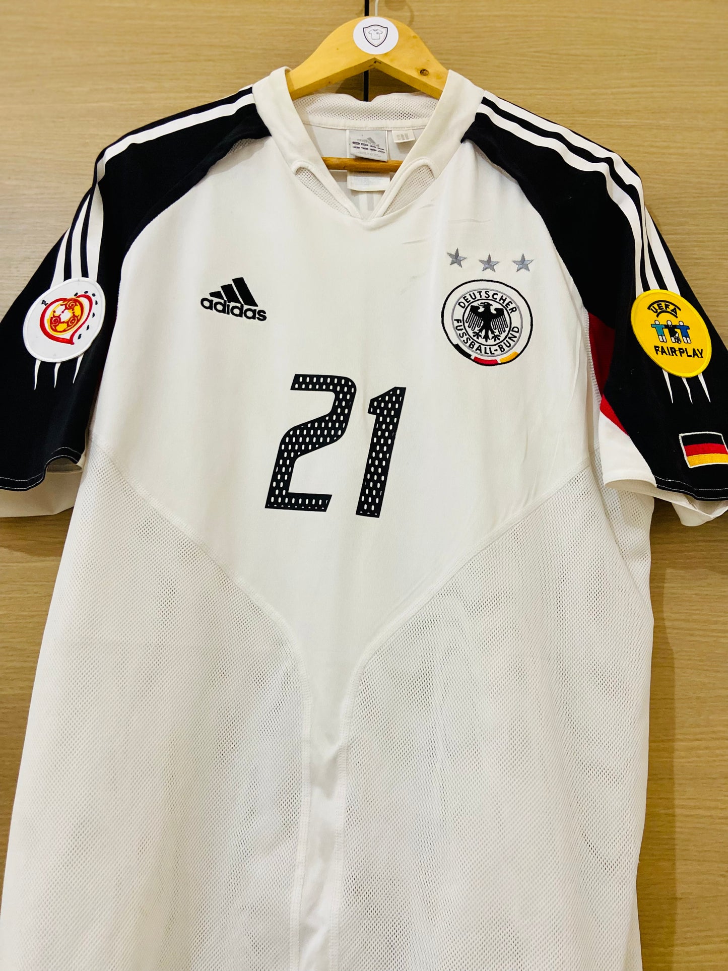 Germany 2004 Home Euro Shirt Lahm #21