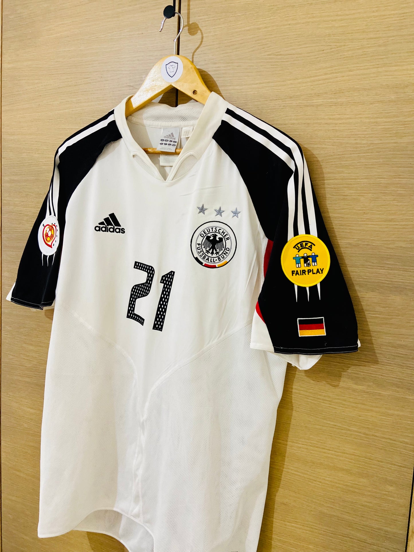 Germany 2004 Home Euro Shirt Lahm #21