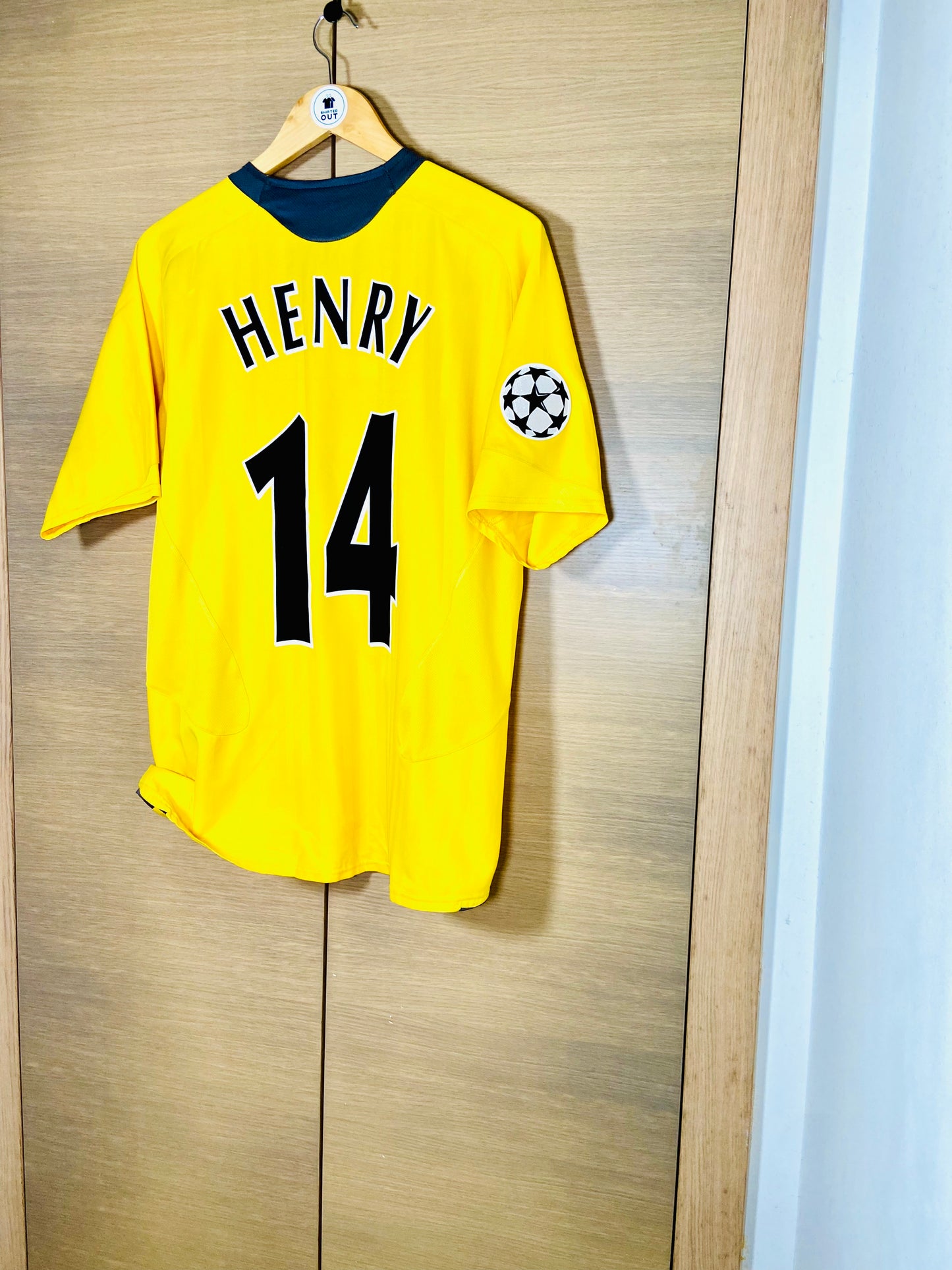 Arsenal 2005-06 Away CL Final Shirt Henry #14