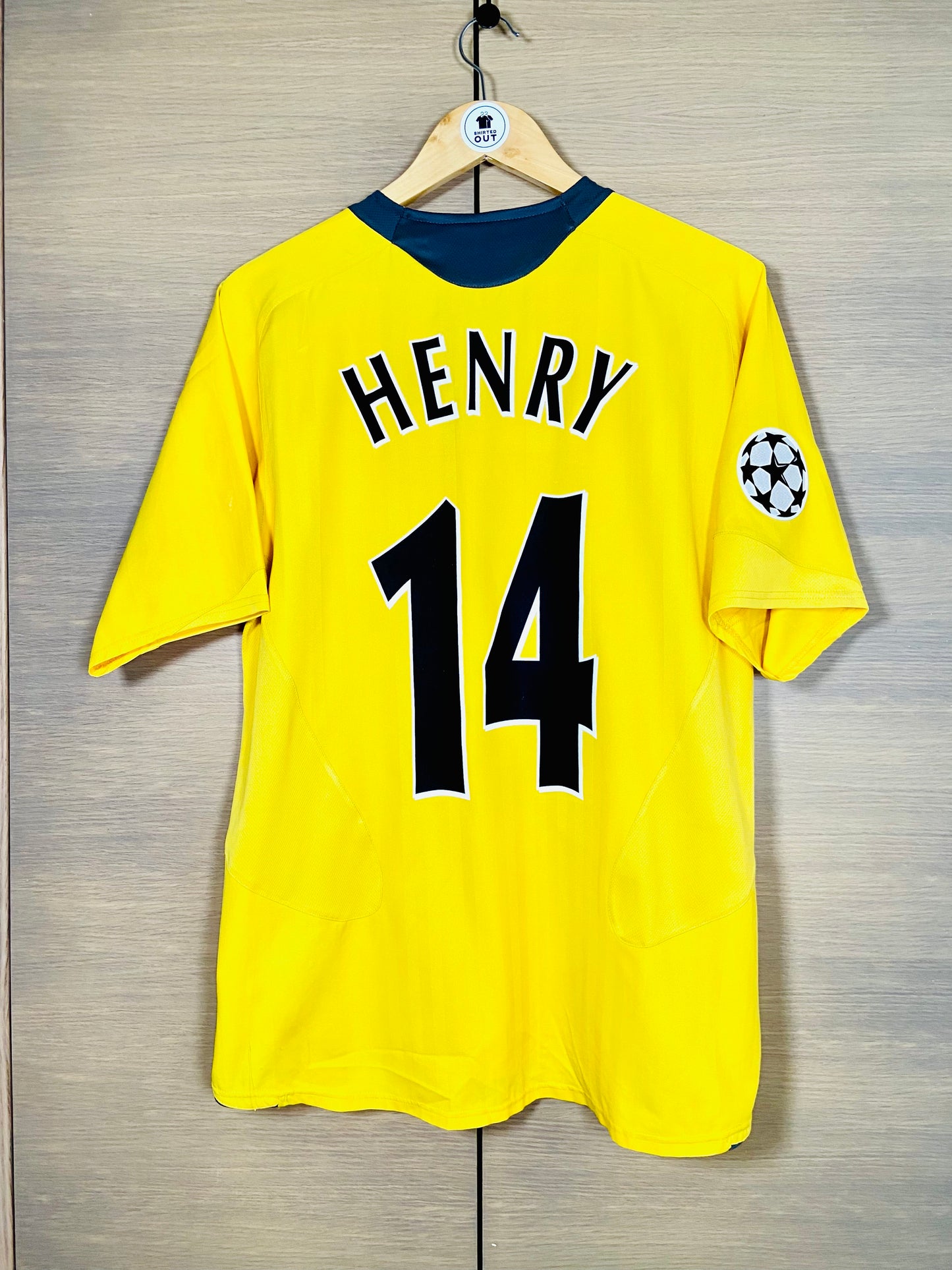 Arsenal 2005-06 Away CL Final Shirt Henry #14