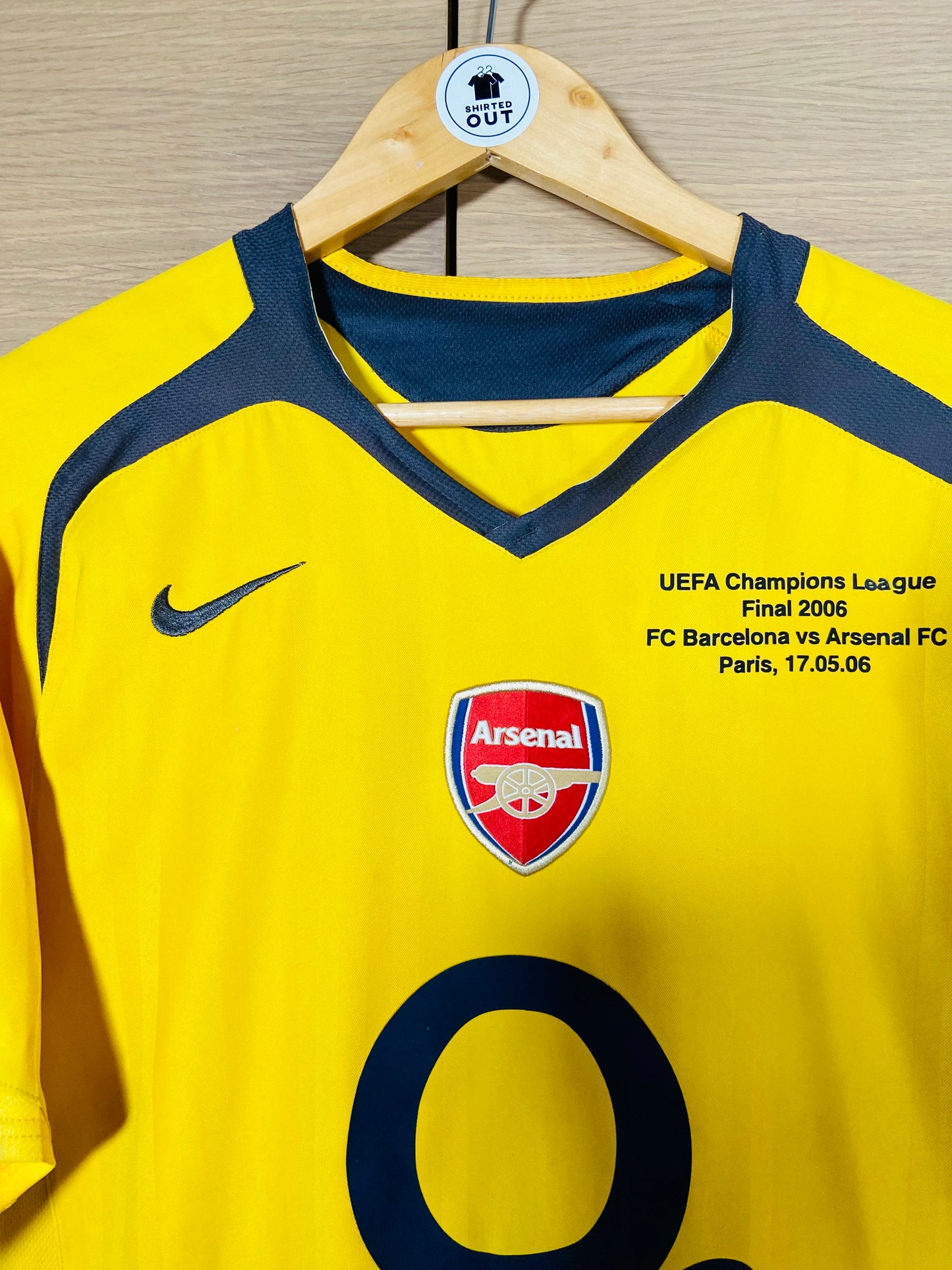 Arsenal 2005-06 Away CL Final Shirt Henry #14