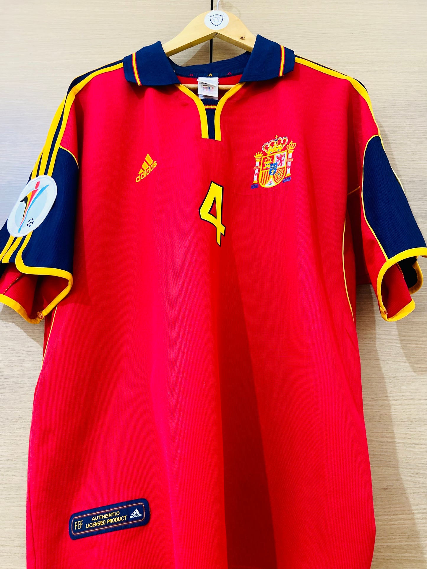 Spain 2000 Home Shirt Guardiola #4