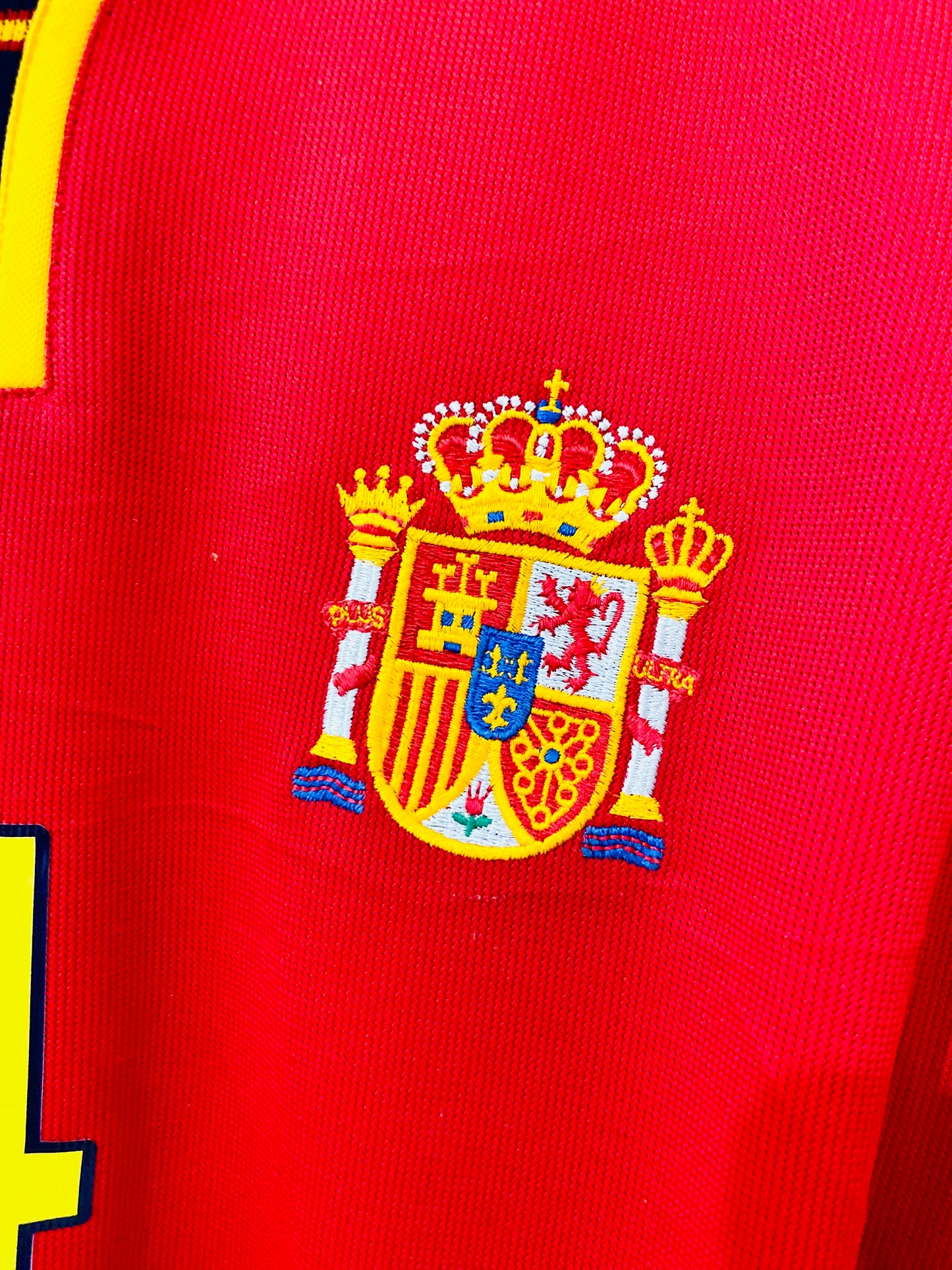 Spain 2000 Home Shirt Guardiola #4