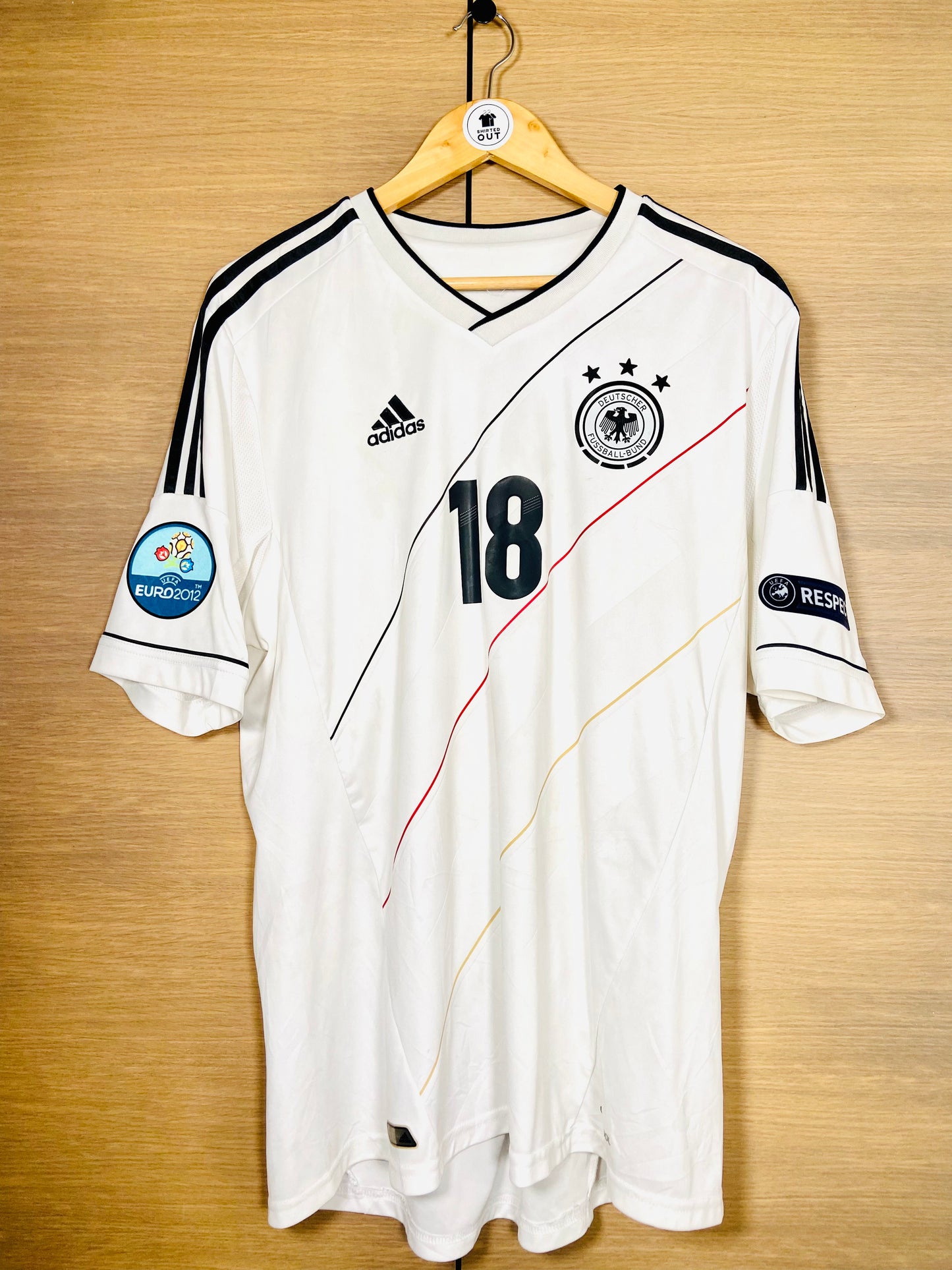 Germany 2012 Home Euro Shirt Kroos #18