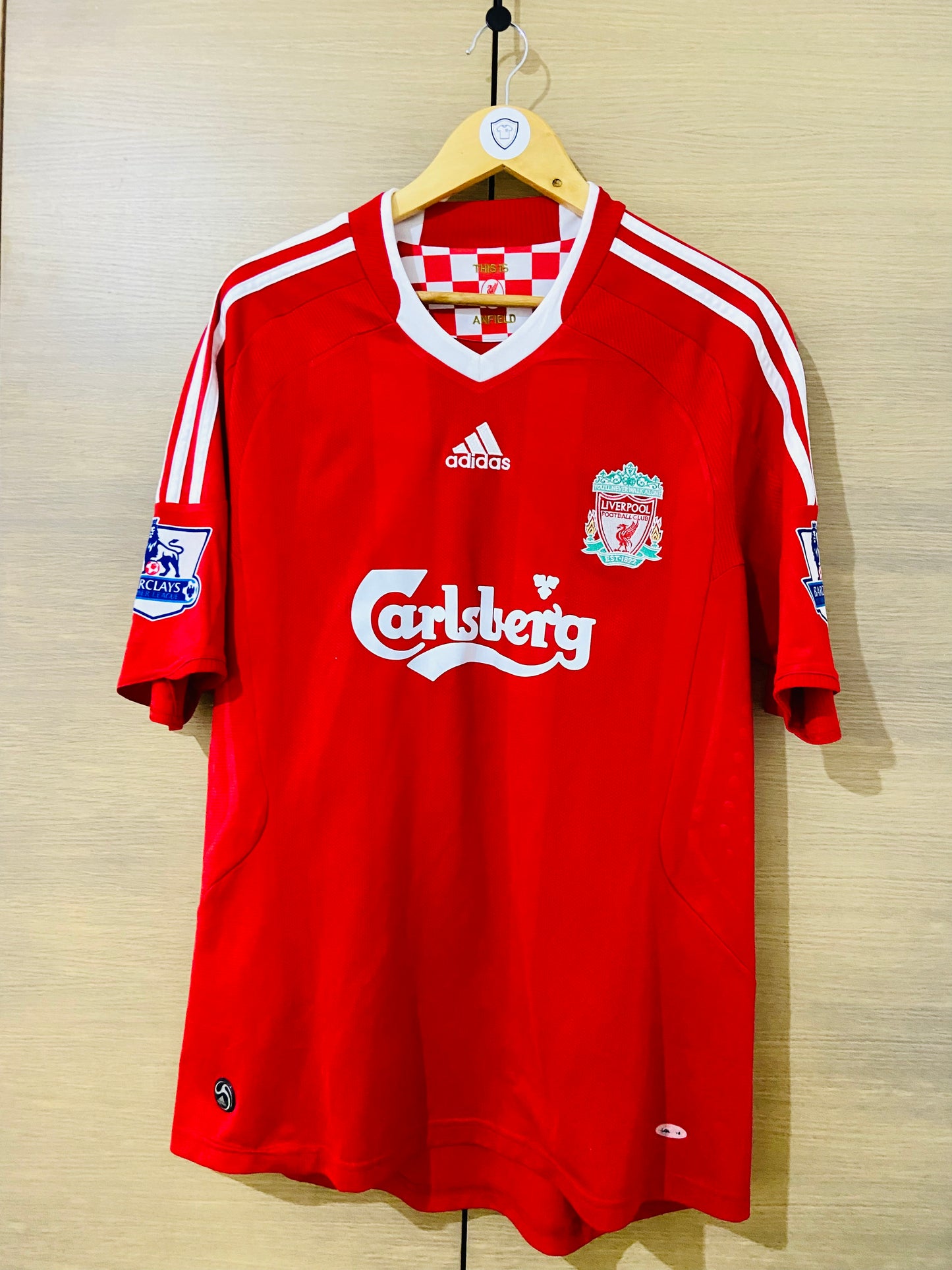 Liverpool 2008-10 Home PL Shirt Torres #9