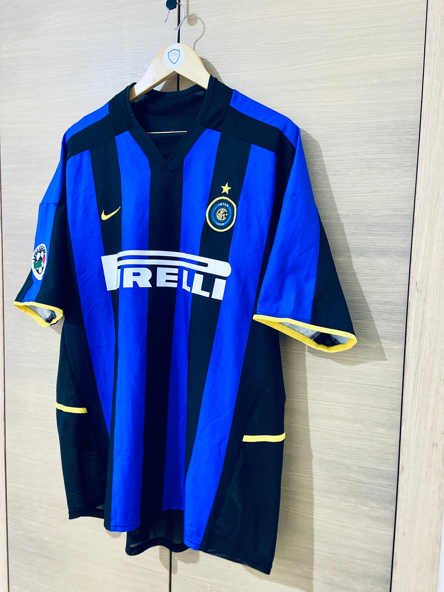 Inter Milan 2003-04 Home Calcio Shirt Batistuta #19