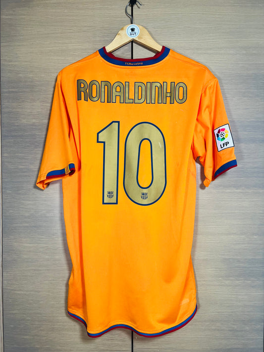 Barcelona 2006-08 Away Shirt Ronaldinho #10