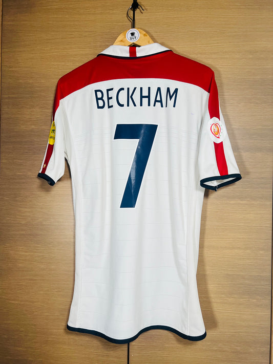 England 2004 Home Euro Shirt Beckham #7 (reversible)